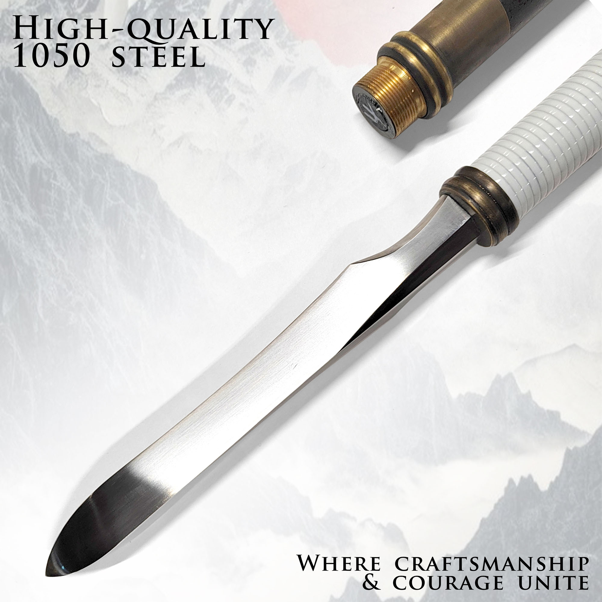 Geschmiedeter Yari Speer