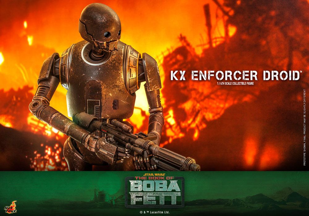 Star Wars: The Book of Boba Fett Actionfigur 1/6 KX Enforcer Droid 36 cm