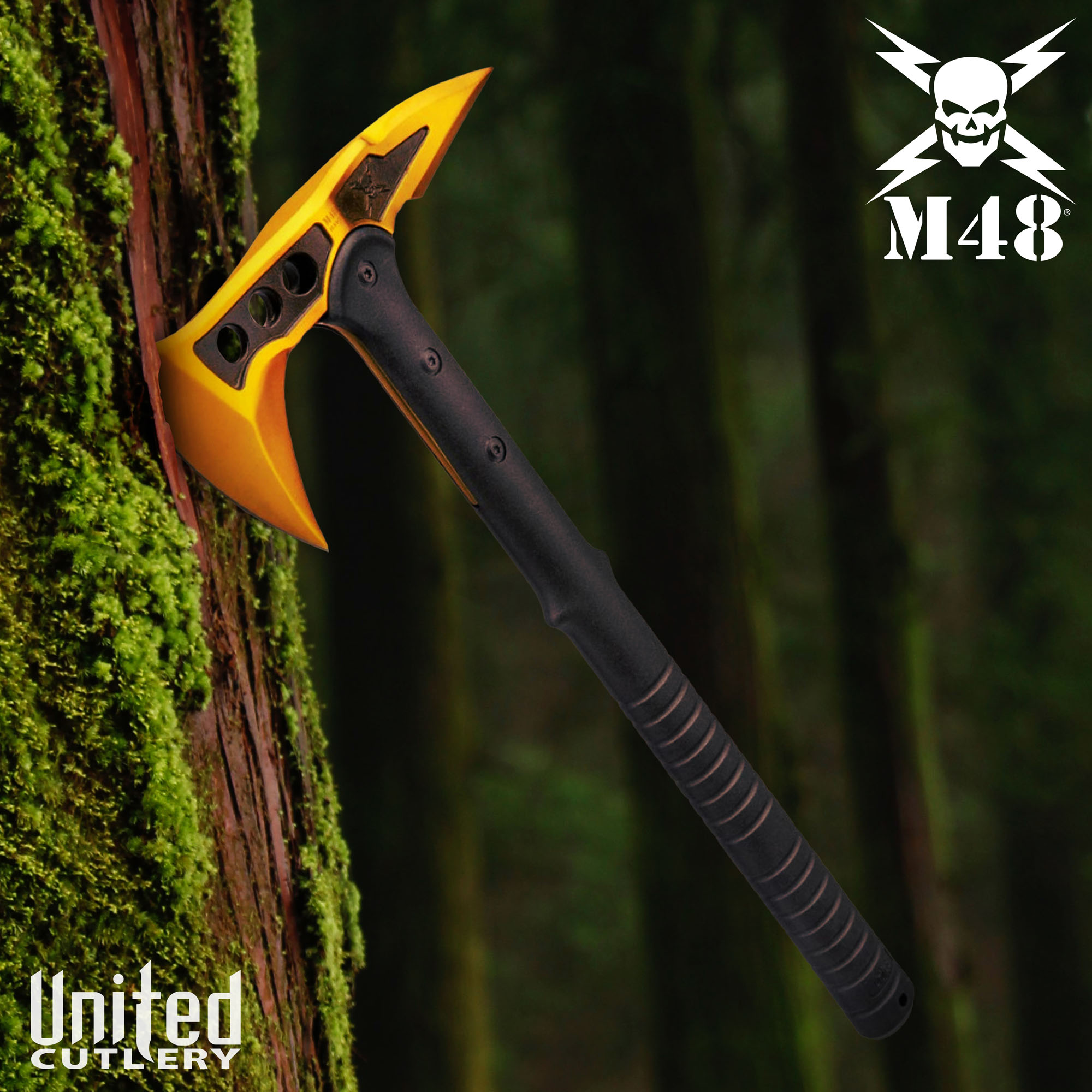 M48 Tactical Tomahawk Axt mit Scheide, Gold