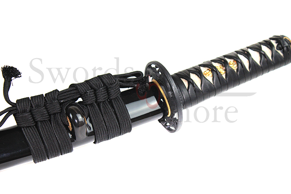 Wave Wakizashi (No Bo-hi) Square Tsuba