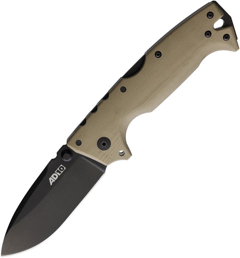 AD-10, Drop Point Klinge, Contoured FDE Griff