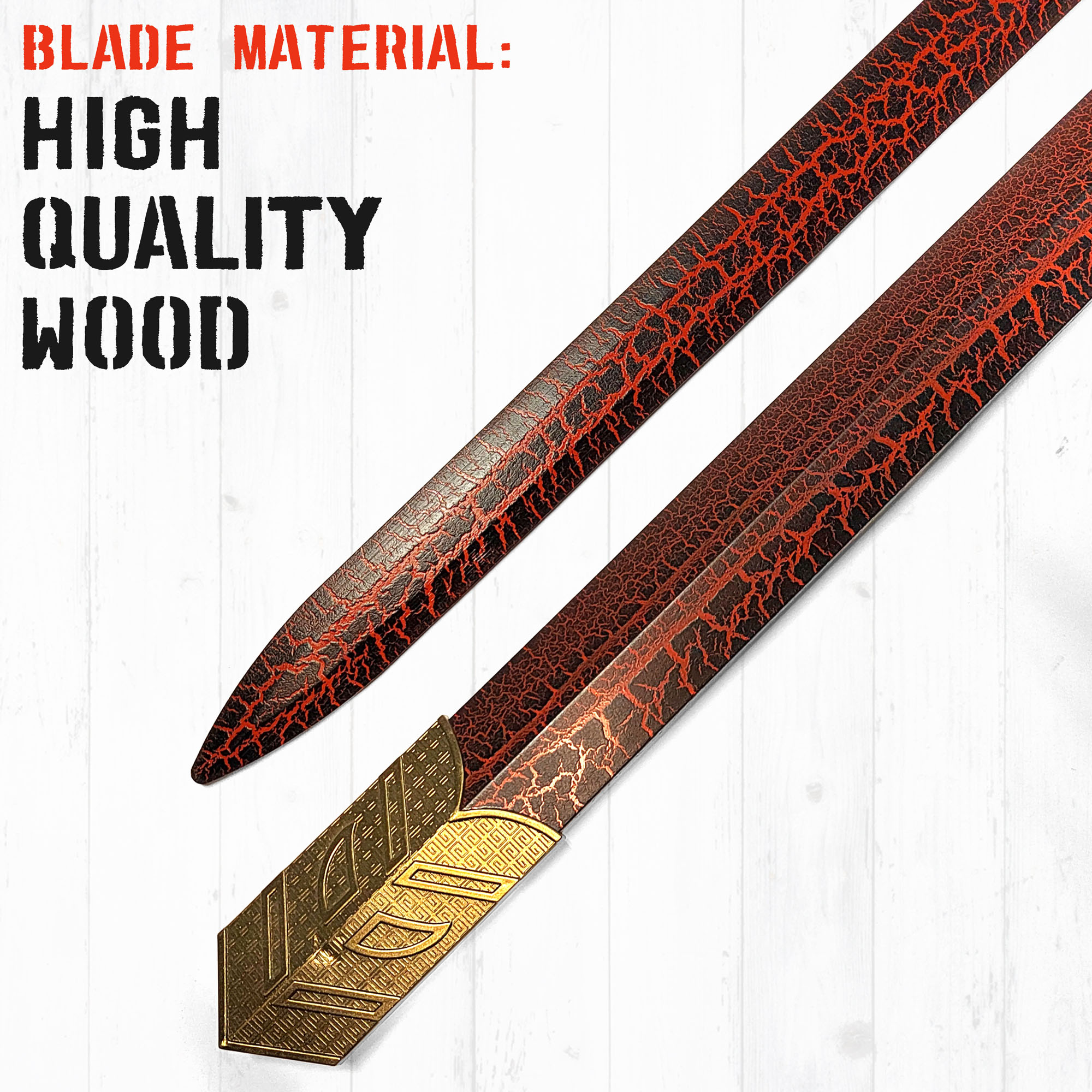 Chinesisches Jian Schwert mit Scheide aus Holz