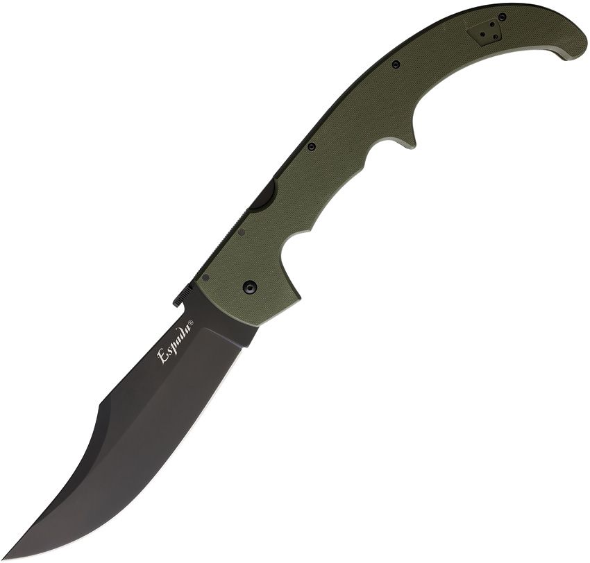XL Espada, black blade, OD Green