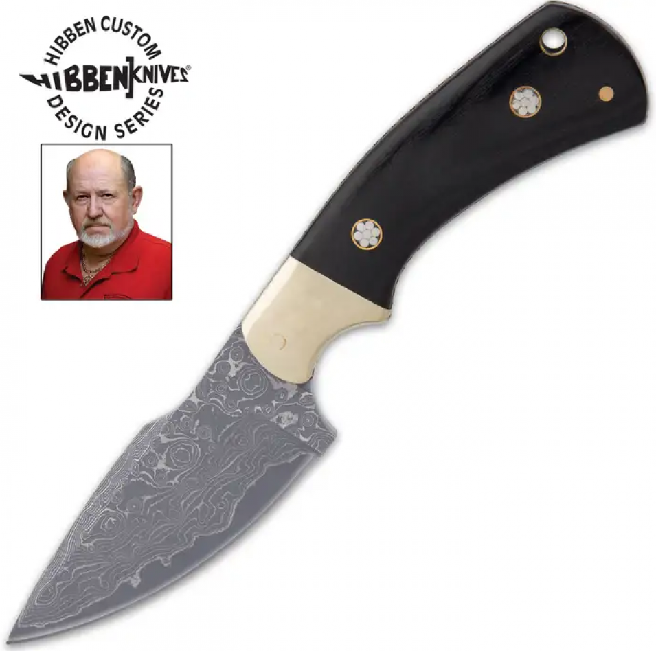 Gil Hibben Damascus Sidewinder Knife