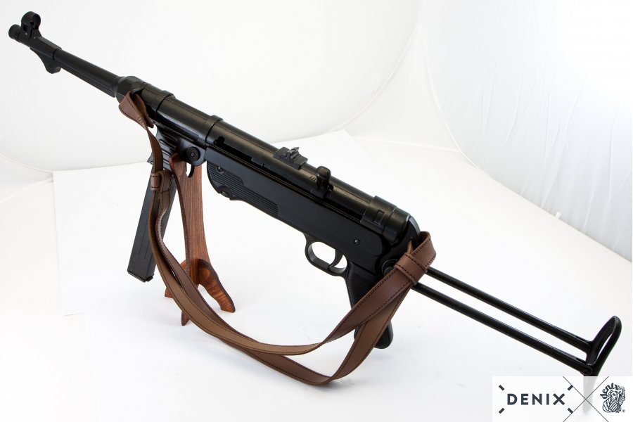 Deutsche MP 40 „Schmeisser“ Gurt aus Metall, mit Bügel, 9 mm, 2.Wk.