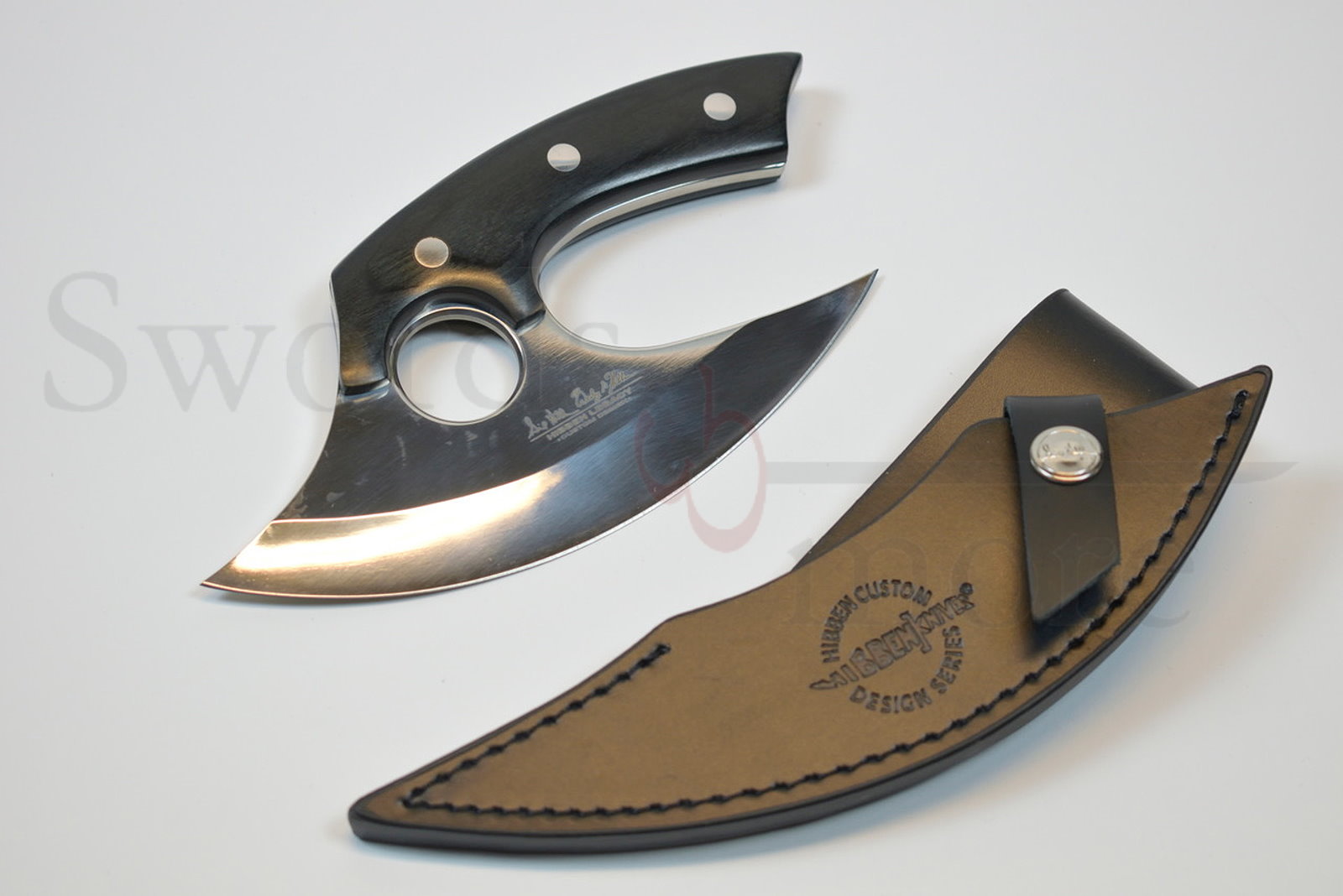 Hibben Legacy Ulu Messer und Scheide