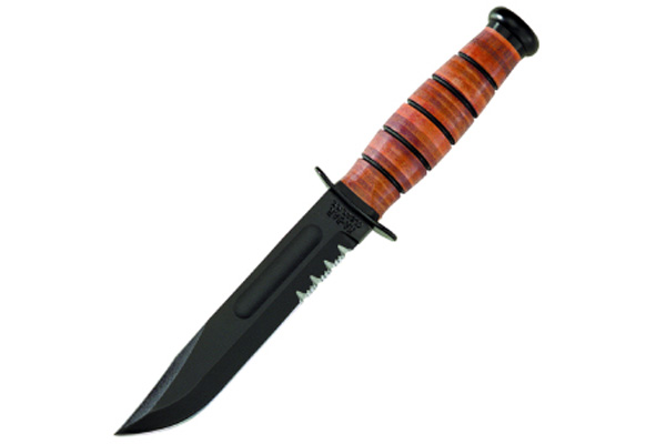 Short KA-BAR, USMC Serrated Blade