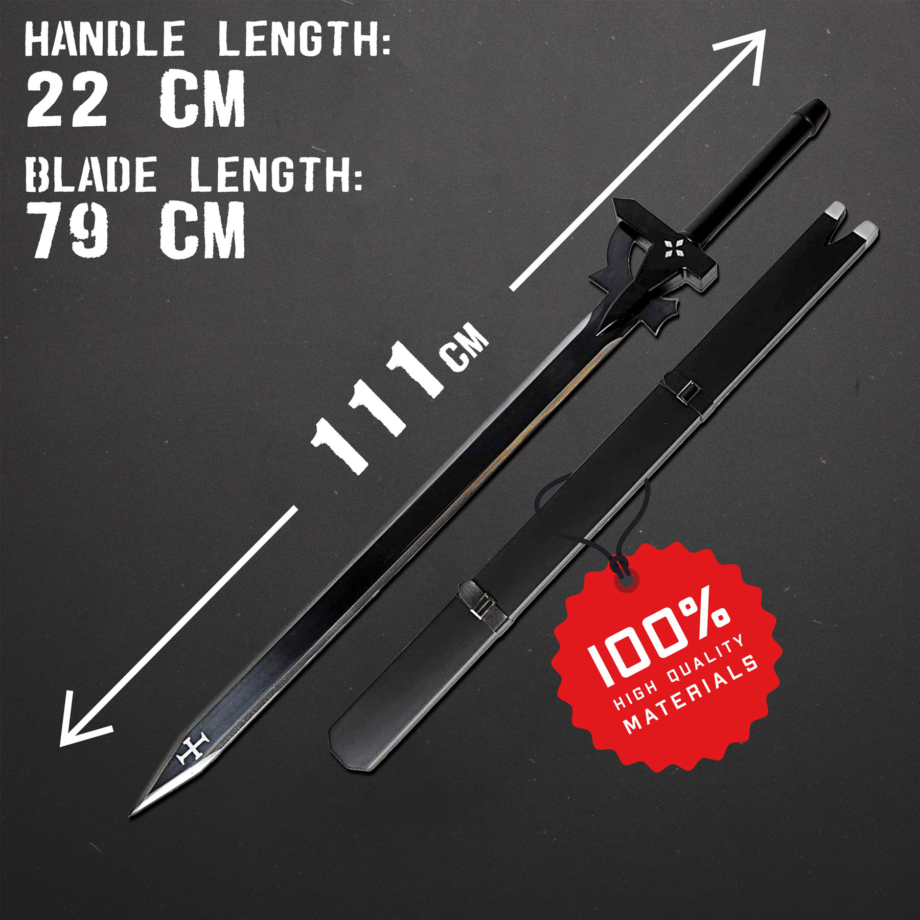 Sword art online - Kirito´s Elucidator - decorative version