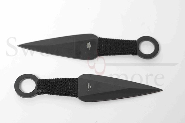 Schwert mit 2 Kunai Wurfmessern