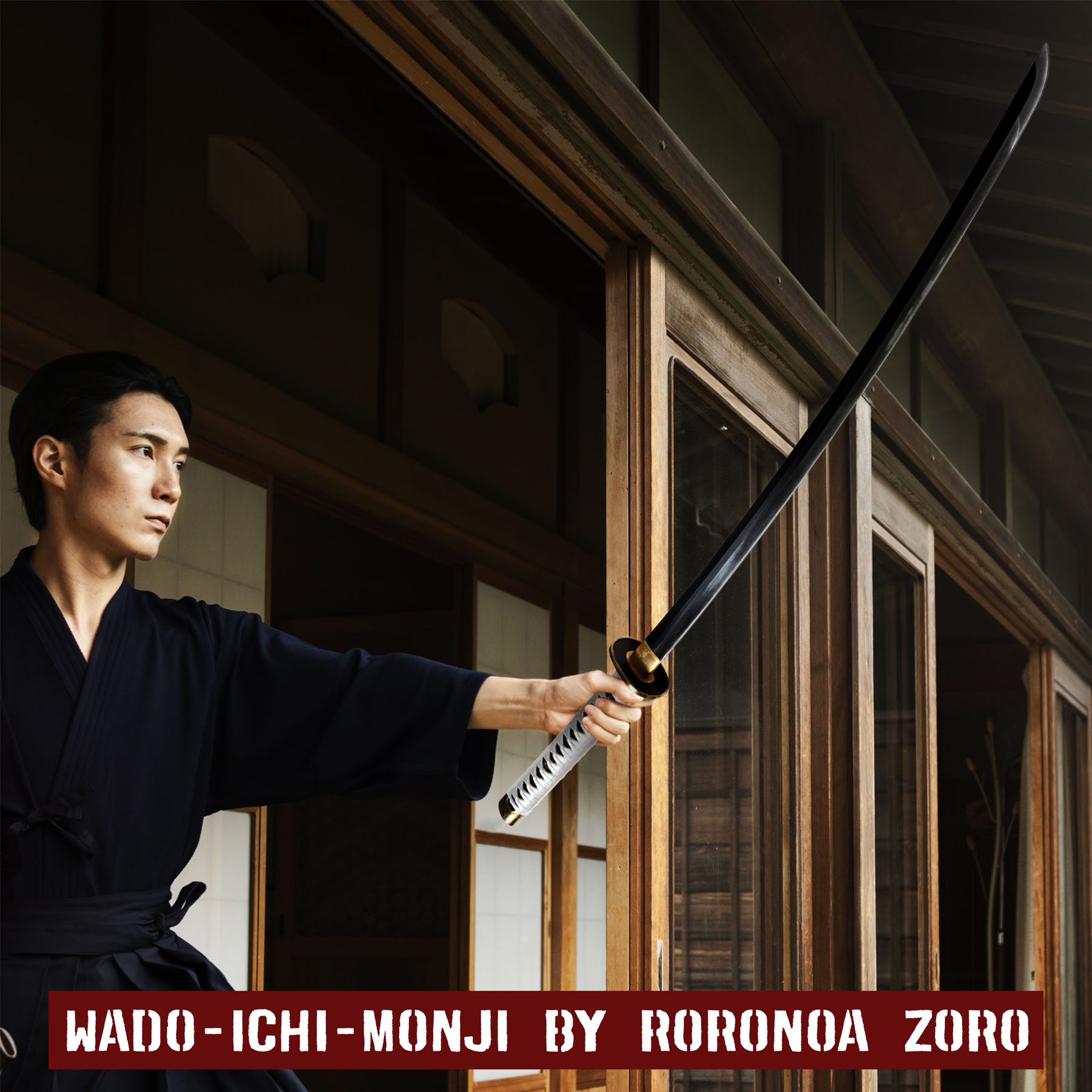 Wado-Ichi-Monji von Roronoa Zoro Katana - Handgeschmiedet