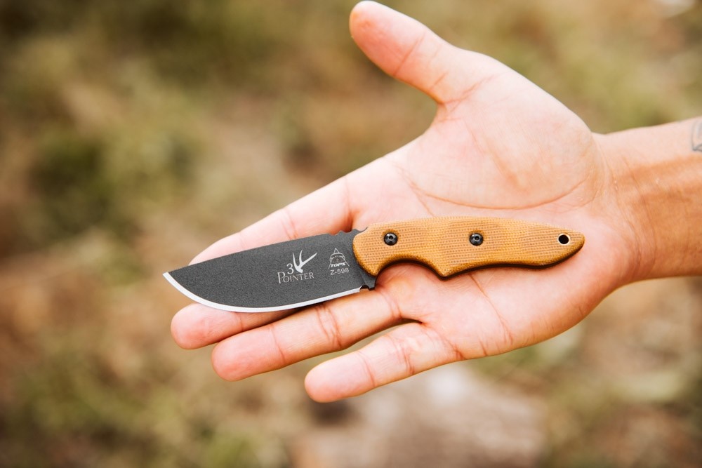 3 Pointer, Hellbraun, Leinenmicarta