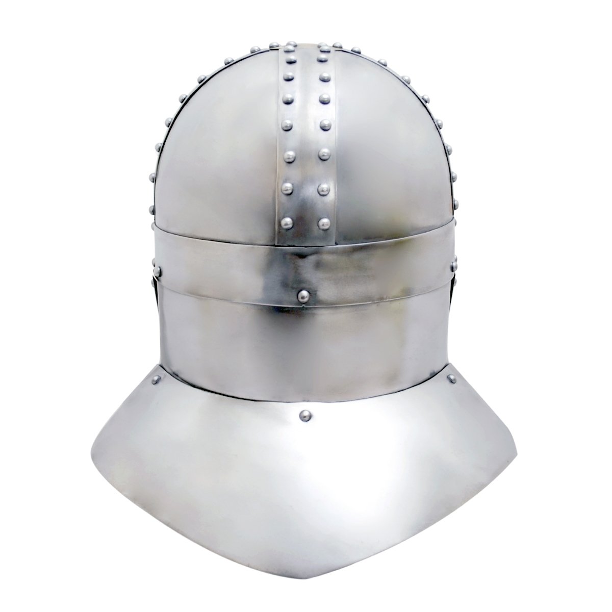 Viking Helmet -16 G Iron w/leather liner
