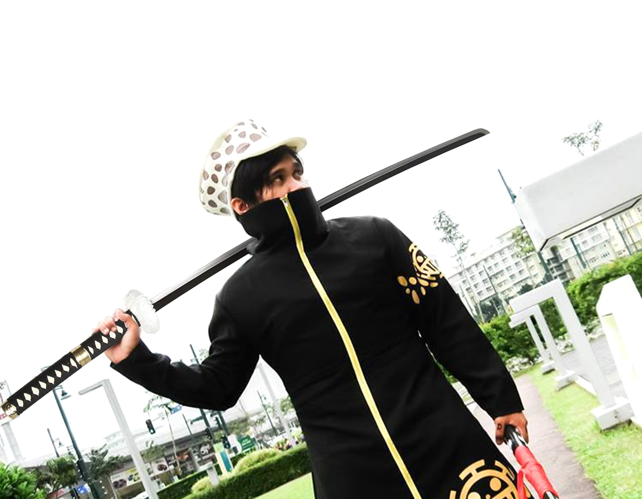 One Piece - Trafalgar Law Schwert schwarzer Griff 125 cm