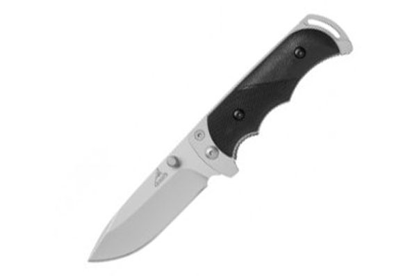 Freeman Guide Folder, Drop Point, Plain Edge, Nylon Sheath