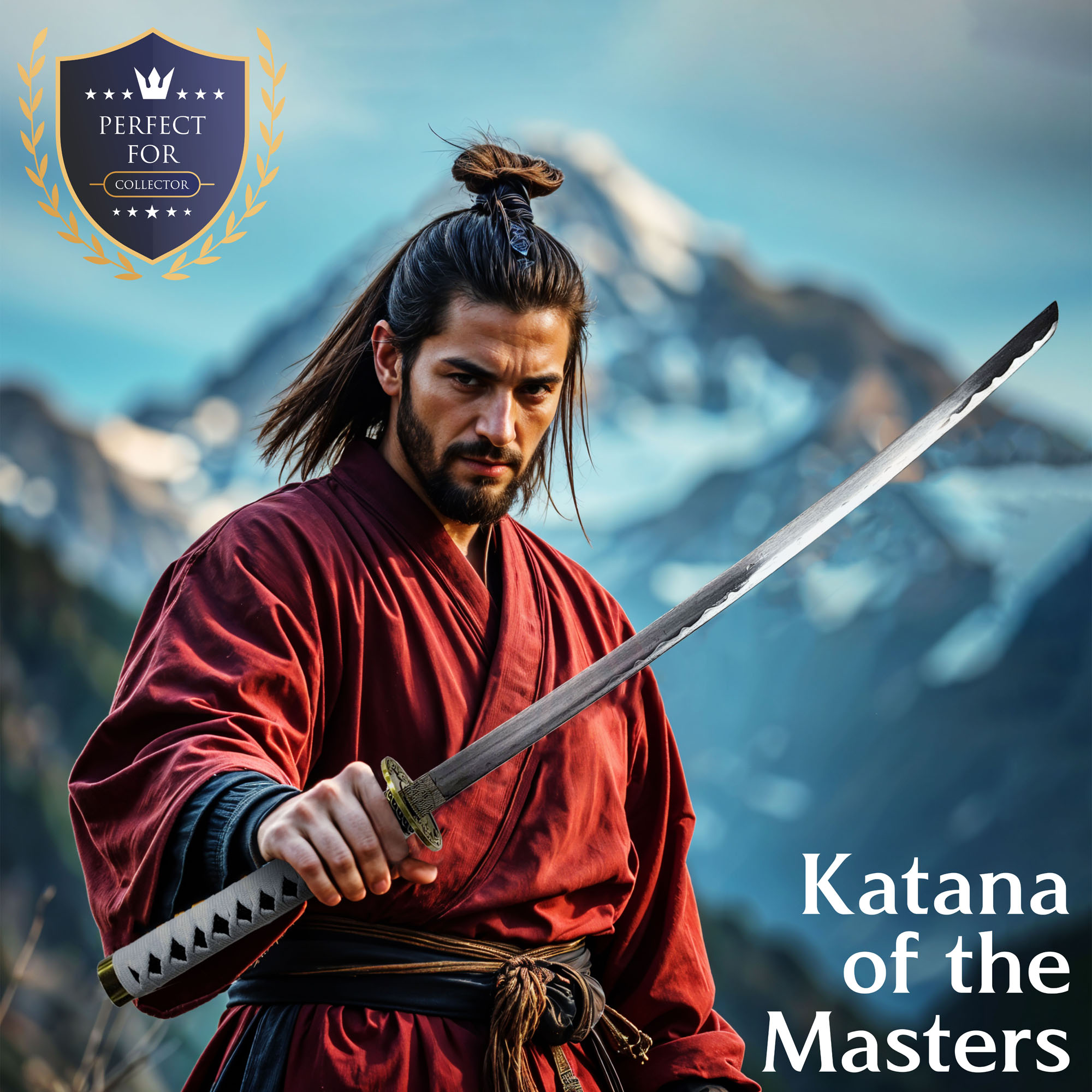 Katana der Meister: Exakte Nachbildung des Samurai-Schwertes mit Scheide Katana der Meister: Exakte Nachbildung des Samurai-Schwertes mit Scheide
