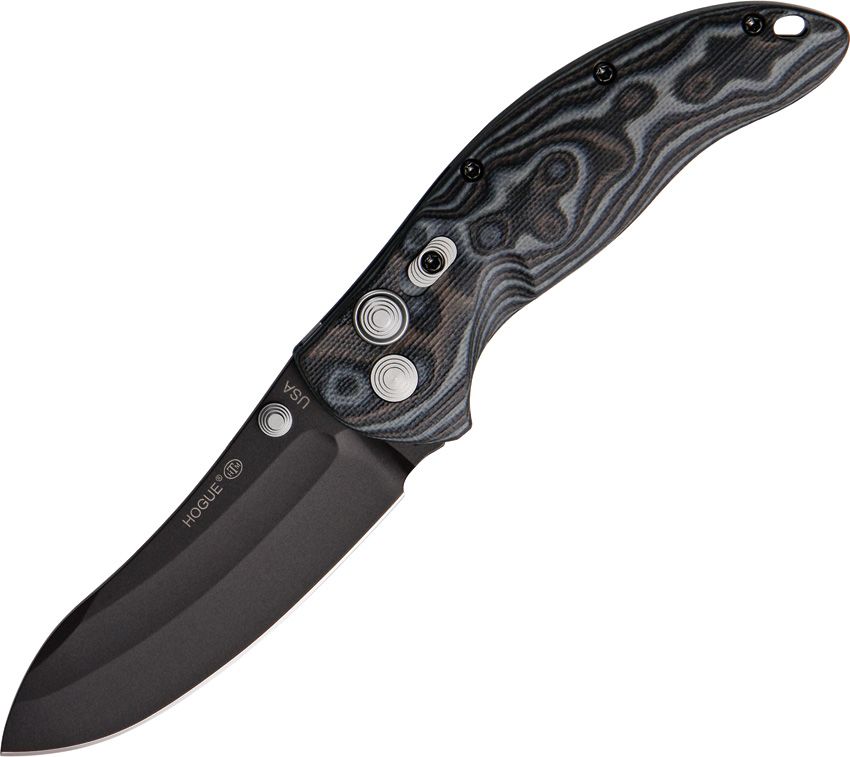 EX04 Tactical Upswept Blade with G-Mascus Gray Lava G-10 Handles
