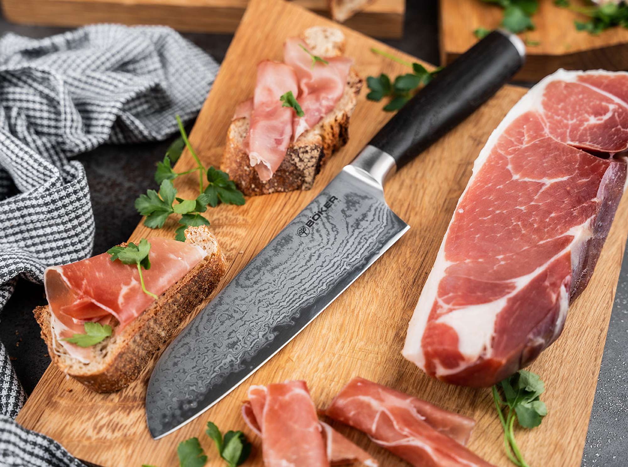 Meisterklinge Damast Santoku