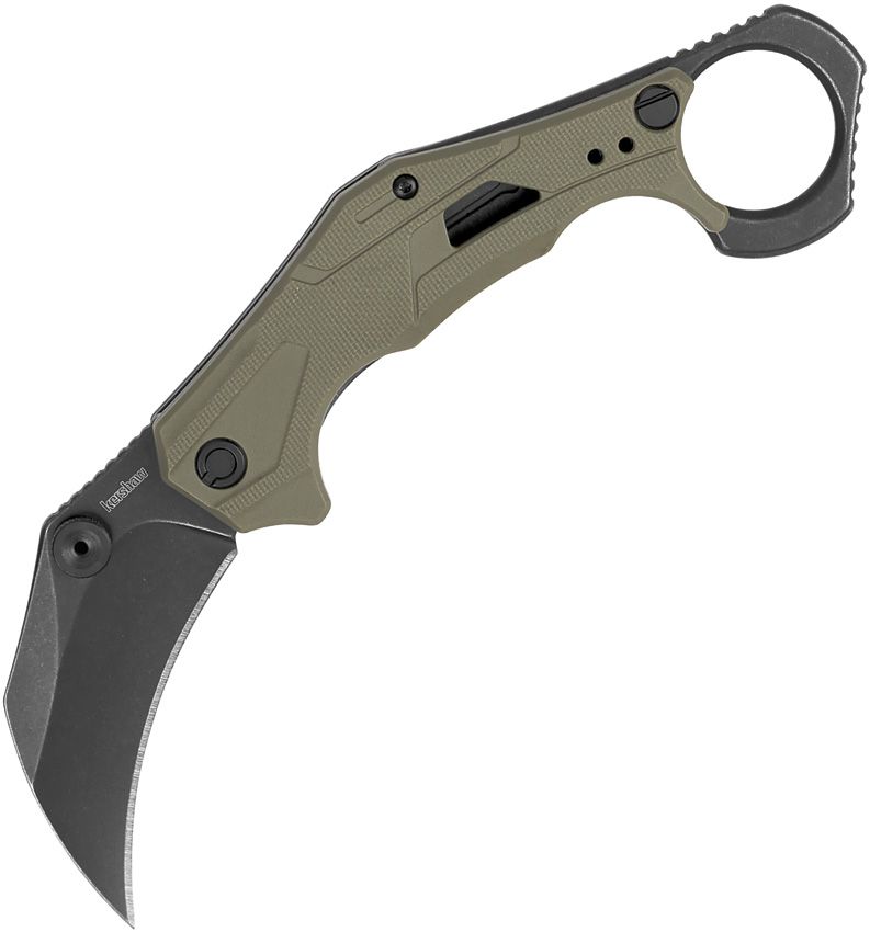 Outlier, Green Handle, Black Blade