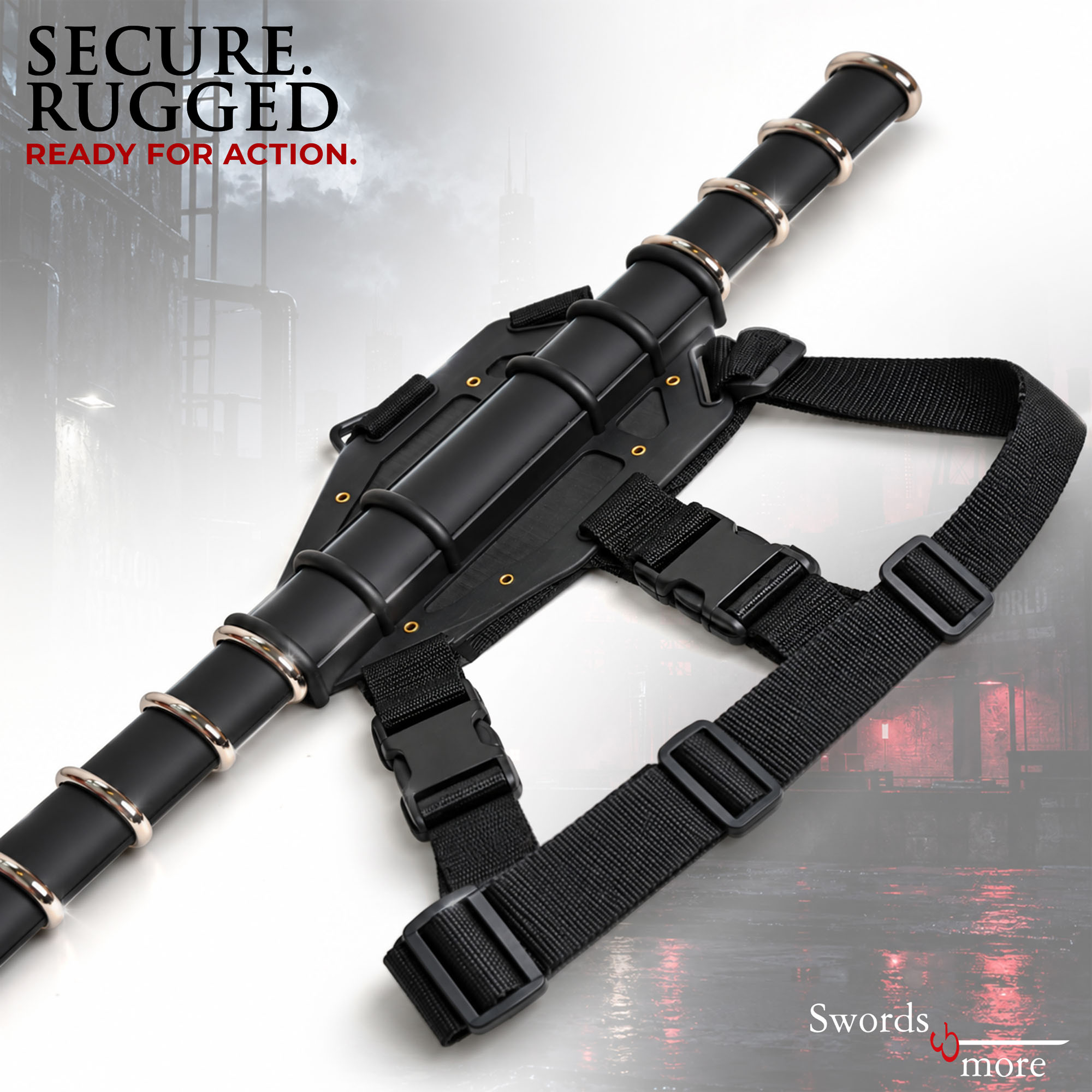 Folded Blade Sword With Scabbard