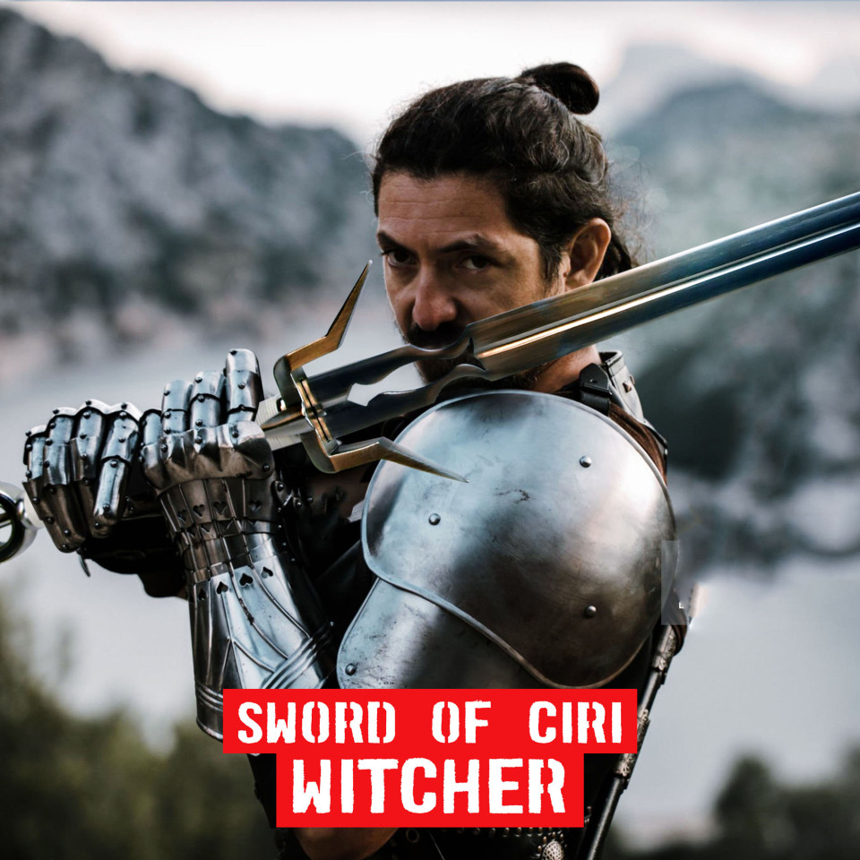 Witcher - Steel + Silver Sword + Ciri's Sword with Sheath (Bundle)