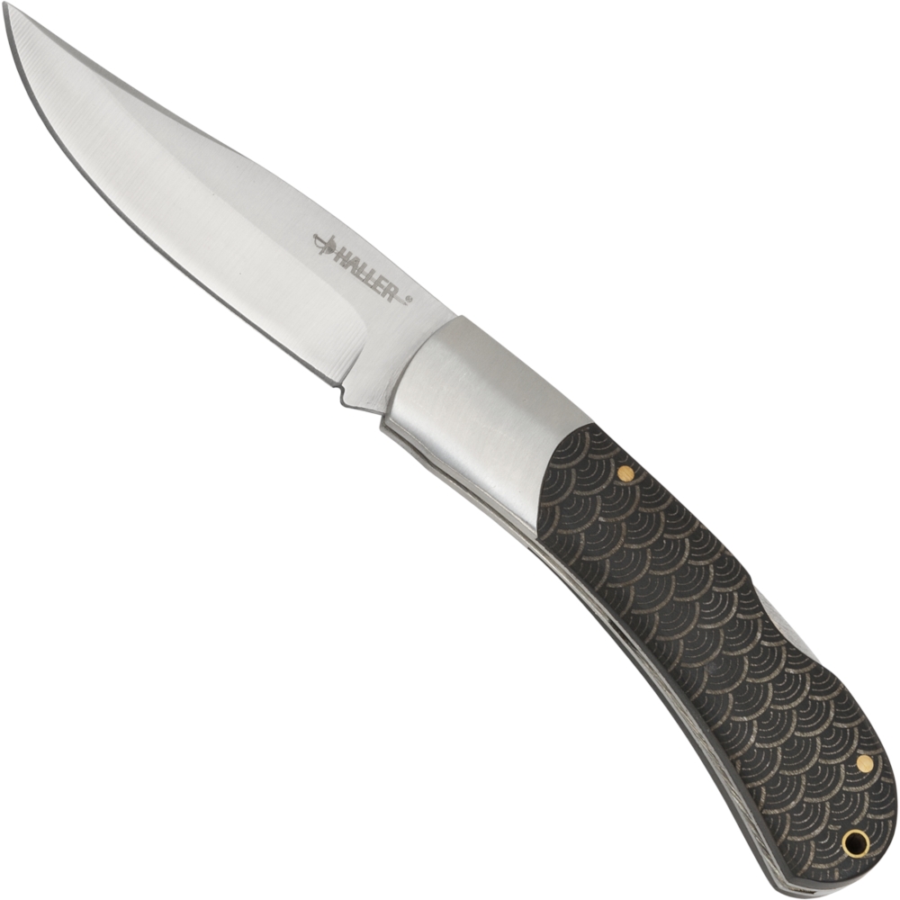 Pocket knife with pakka wood handle