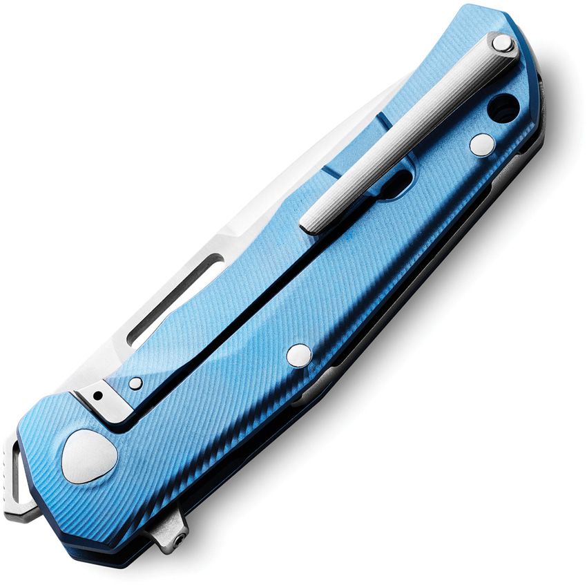 Q4ttro, Blue Titanium Handles with FatCarbon Inlays