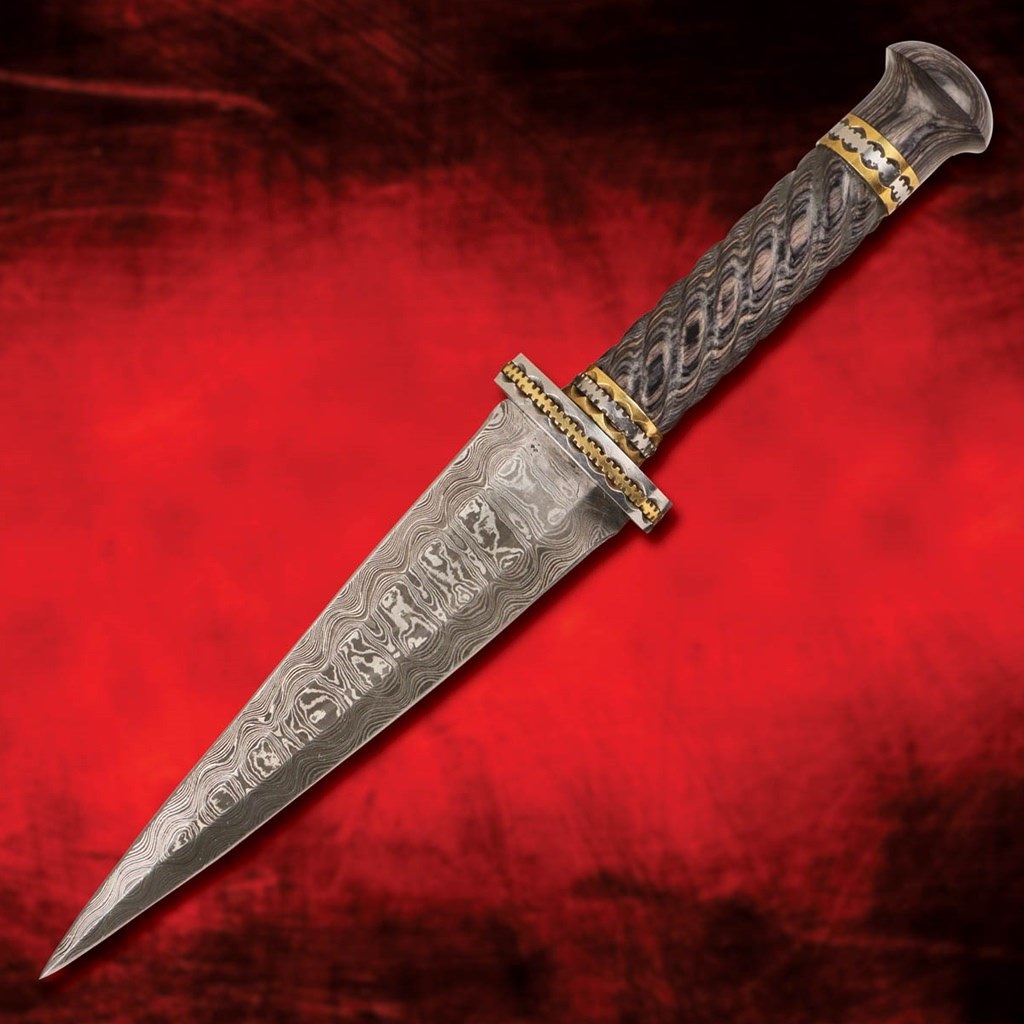 Damascus Dragon’s Tooth Dagger