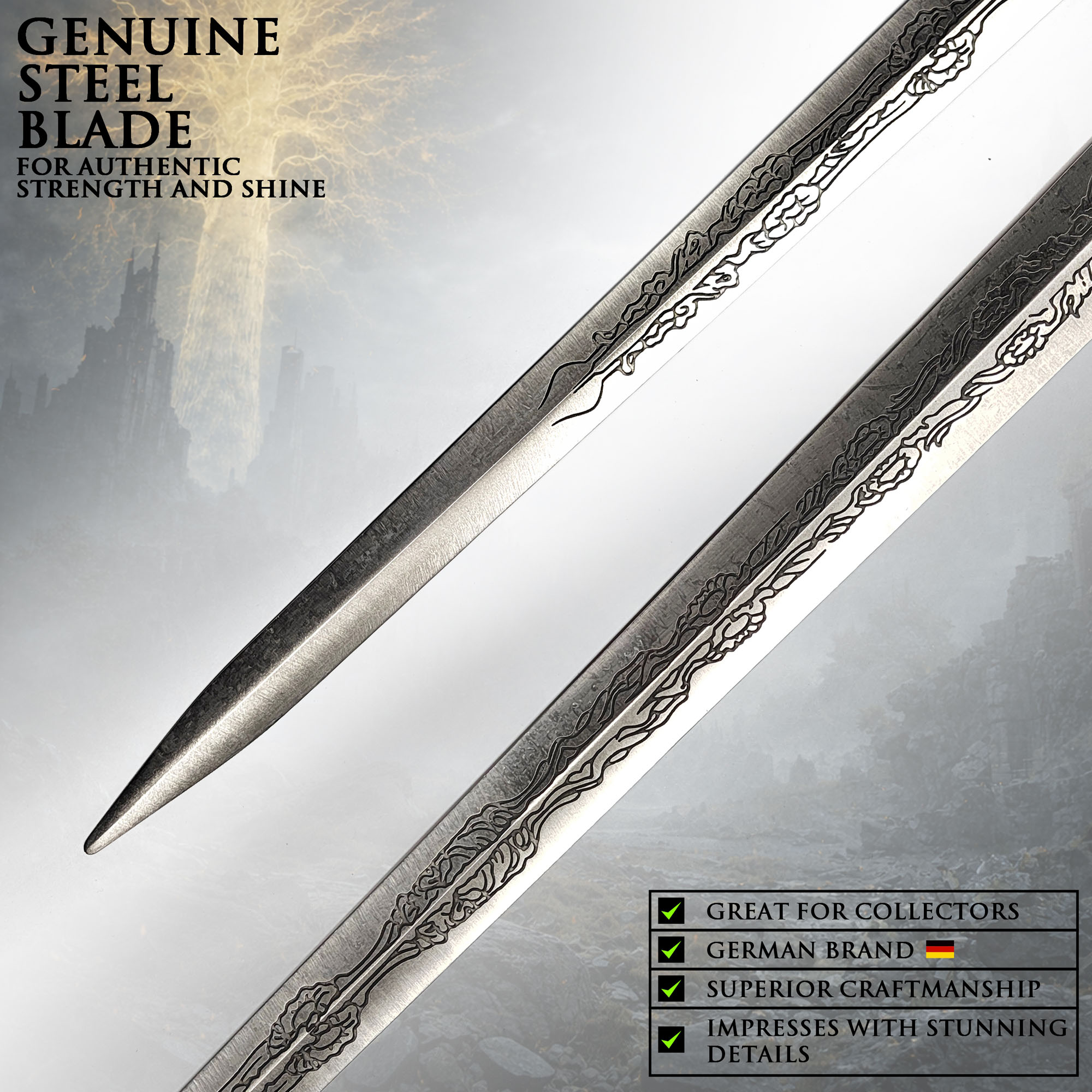 Elden Ring: Rellanas Zwillingsschwert mit Wandhalter