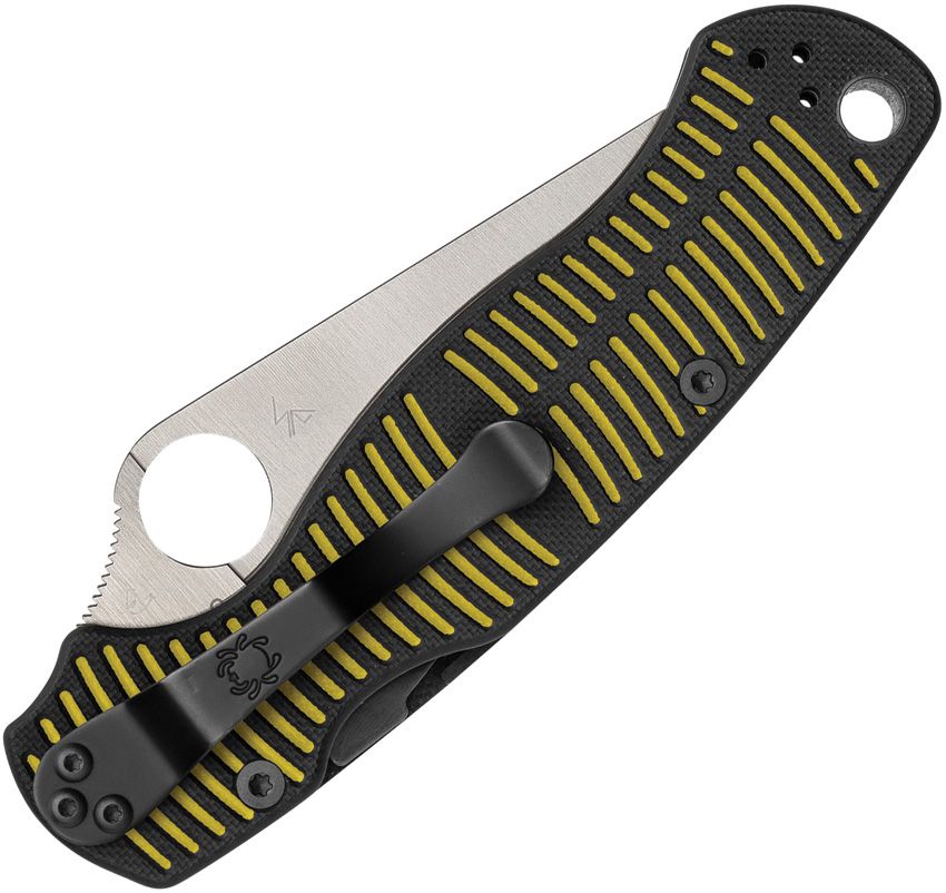 Paramilitary 2 Salt Compression, CPM-MagnaCut Satin Blade, Yellow/Black G10 Handle