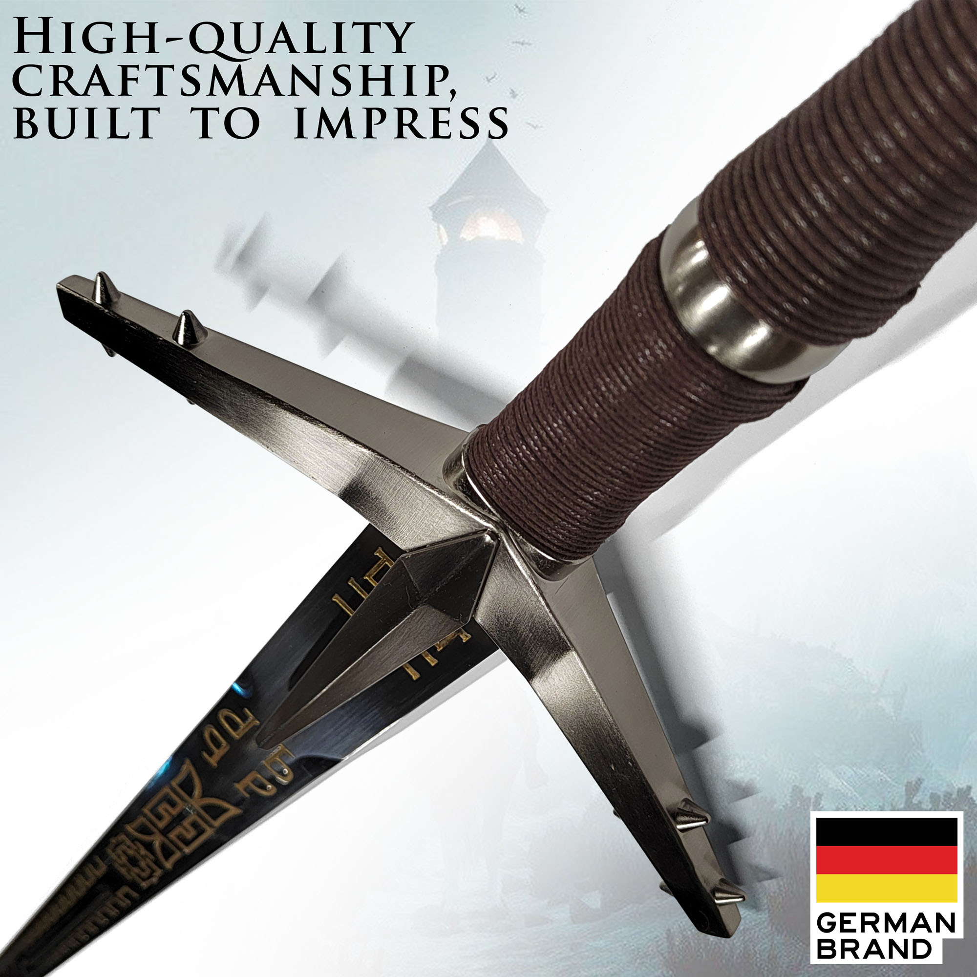 Witcher Silberschwert mit Scheide