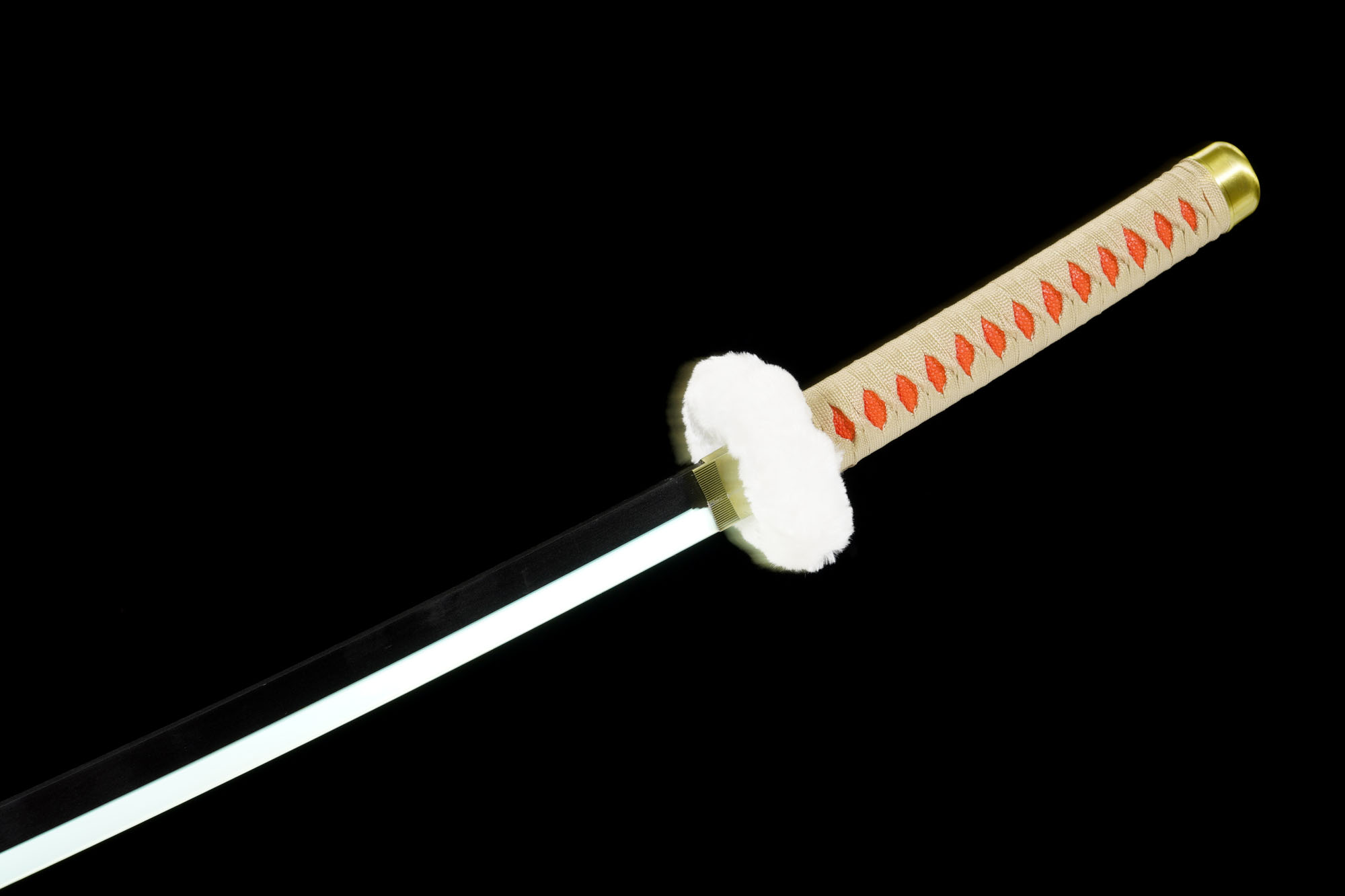 One Piece: Trafalgar Law's "Kikoku" – 1045 Karbonstahl Katana mit LED-Effekt