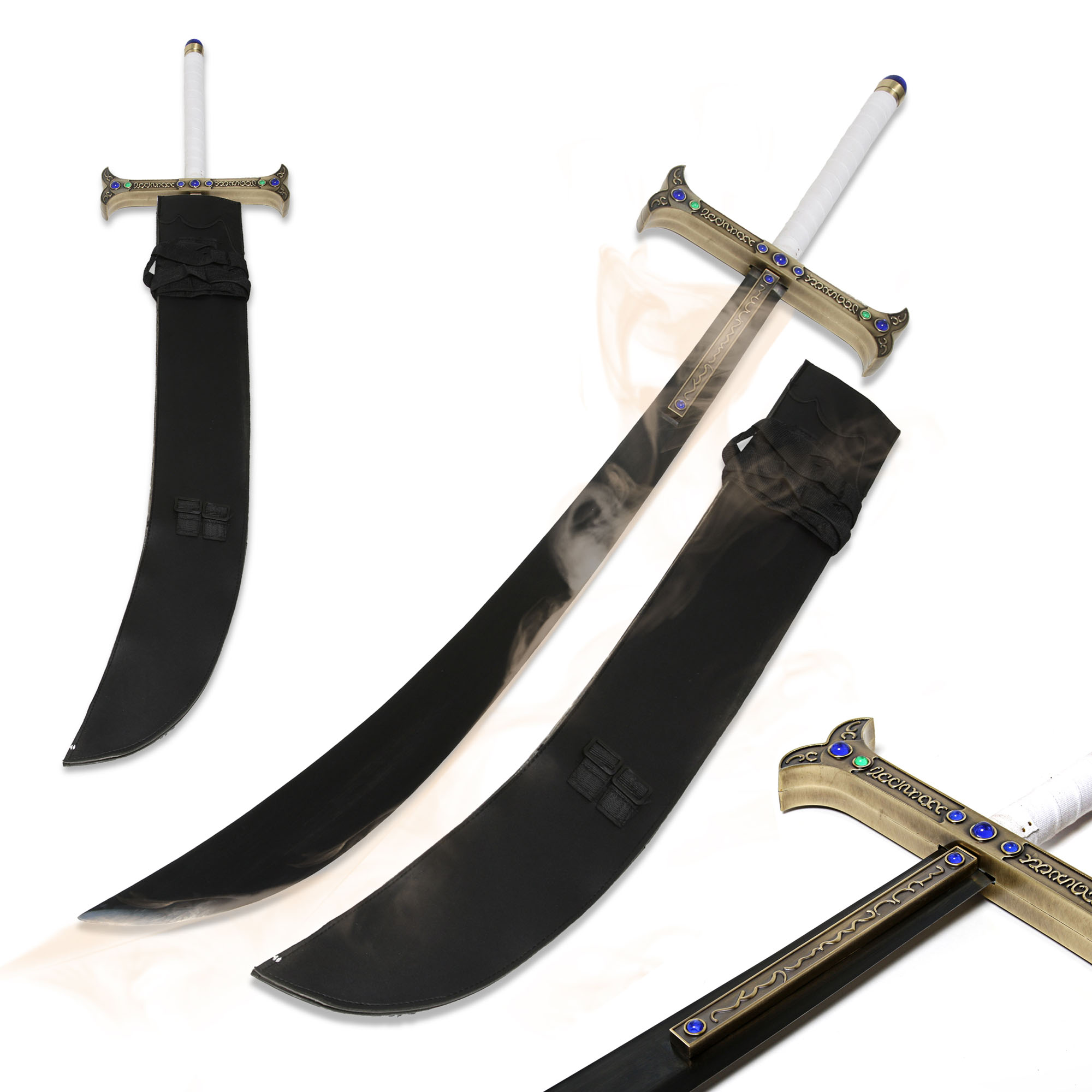 One Piece Mihawk Scimitar - handgeschmiedet