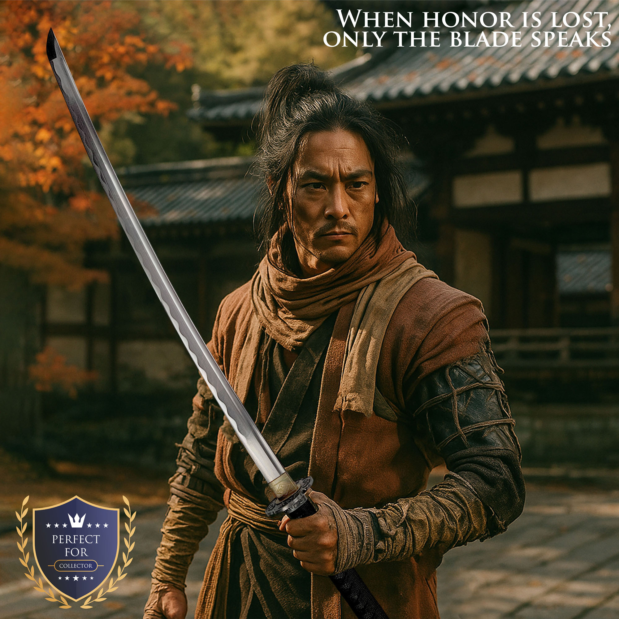 Sekiro: Shadows Die Twice - Kusabimaru Katana mit Scheide, handgeschmiedete und scharfe Klinge