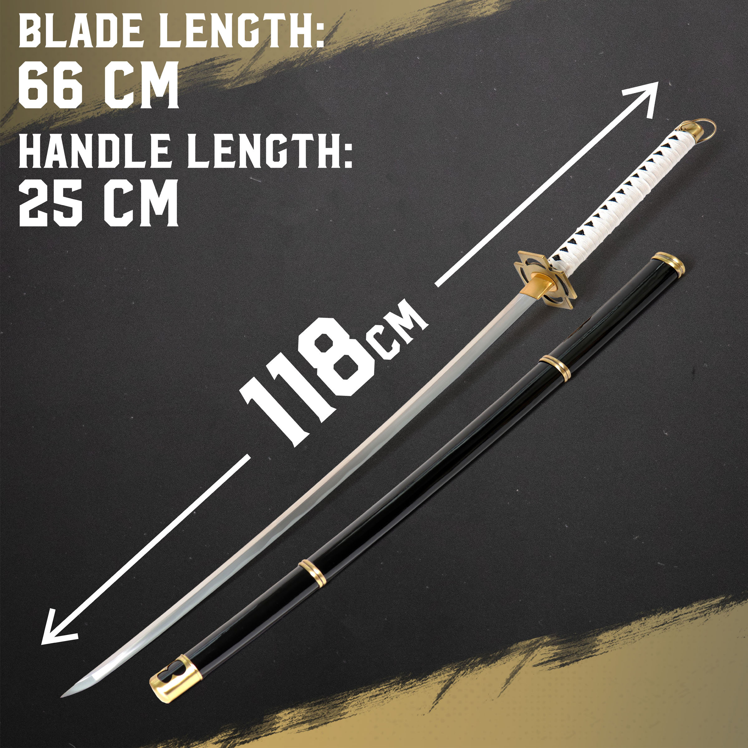 One Piece Roronoa Zoro Yubashiri Anime Sword handforged