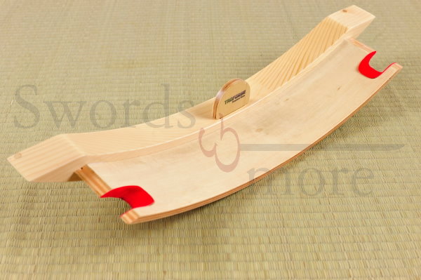 Design wall mount for a sword - natural wood