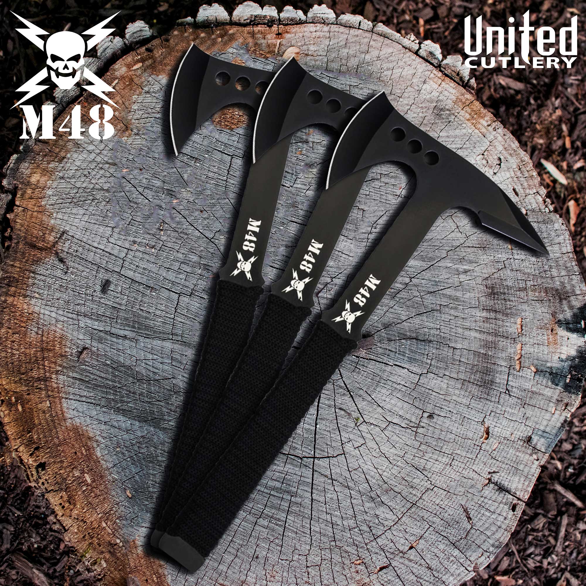M48 Pro Throwing Axe Set And Sheath