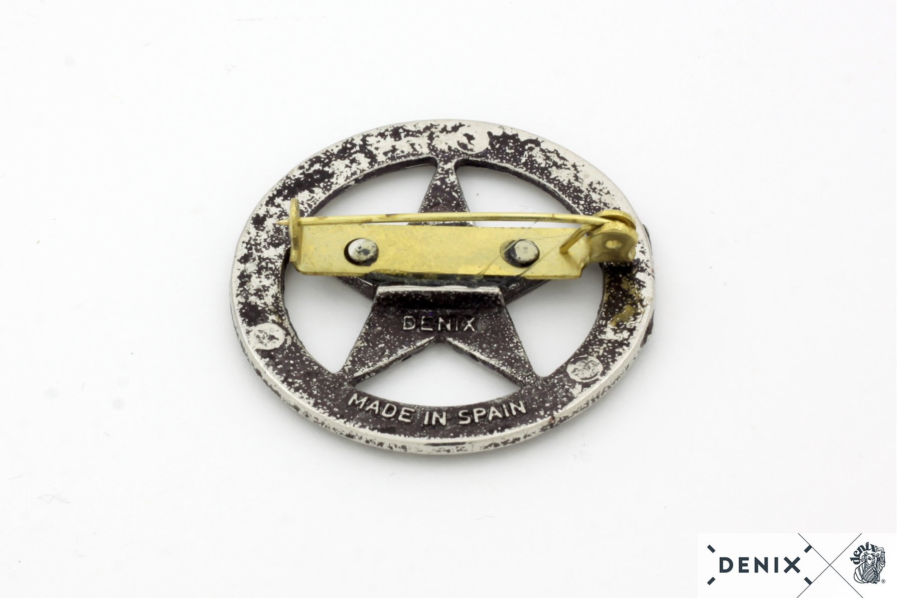 10 Texas Ranger Star tokens, grey, made of metal