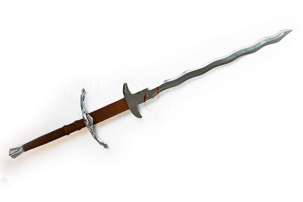 Knight sword Flamberge Knight sword Flamberge