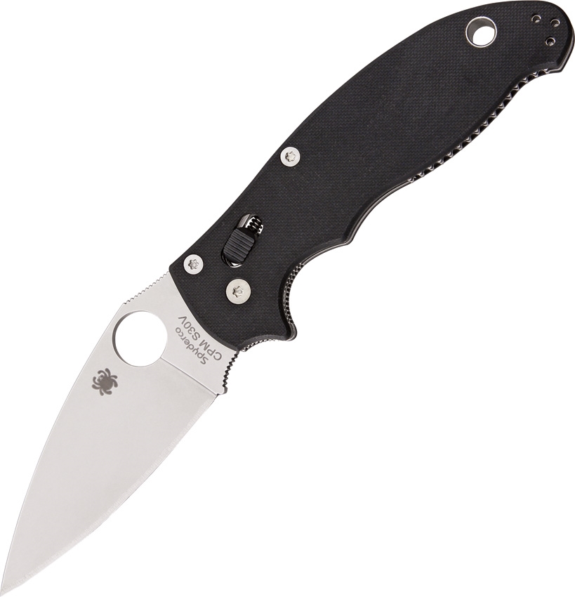 Manix 2, Black G-10 Handle, CPM S30V Steel, Plain Edge