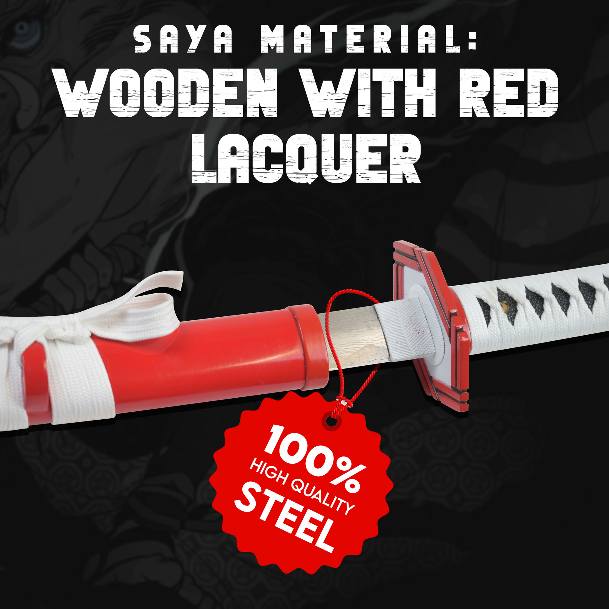 Demon Slayer: Kimetsu no Yaiba Tomioka Giyuu's Sword - handforged and folded, Set