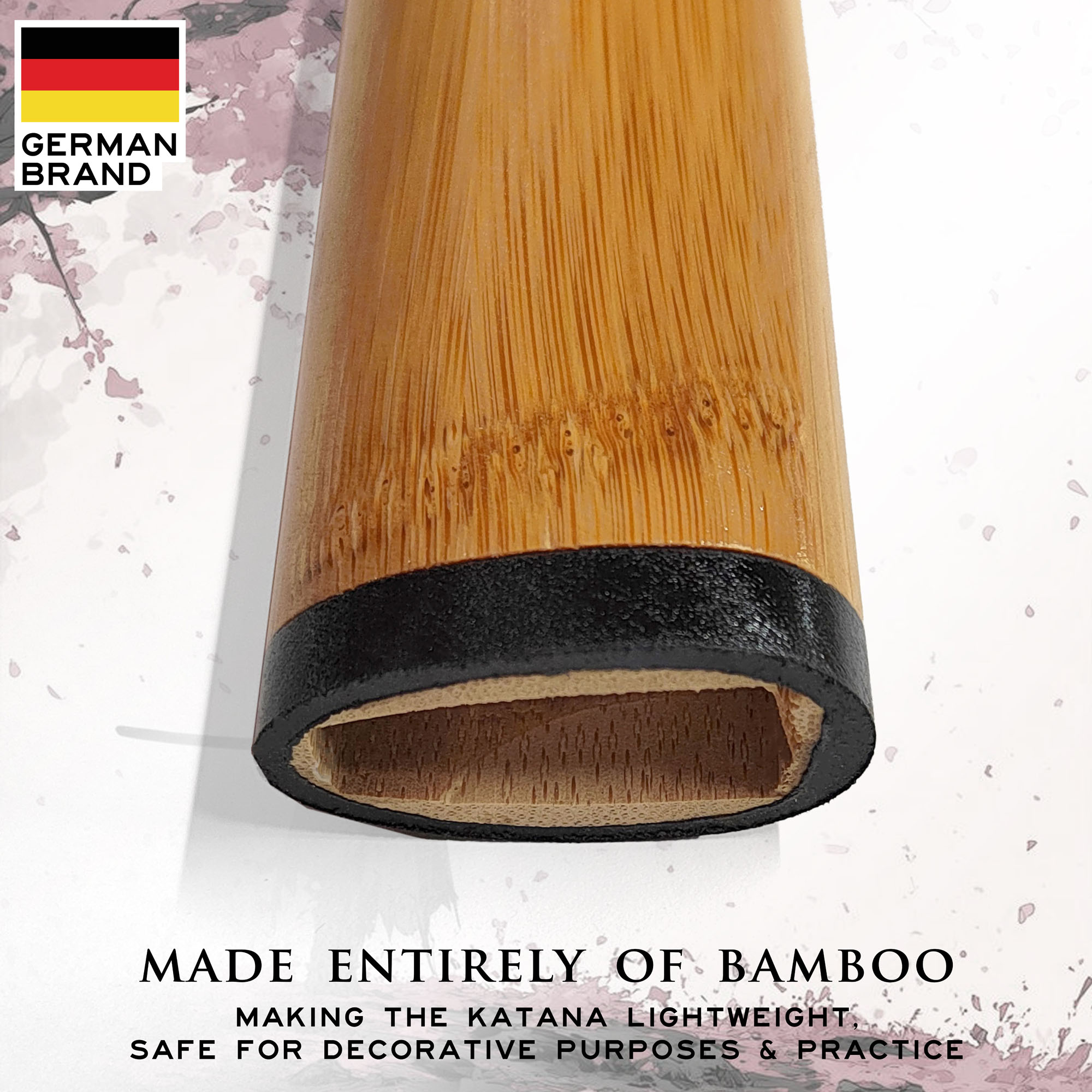 Shirasaya Katana mit Scheide - Holzversion