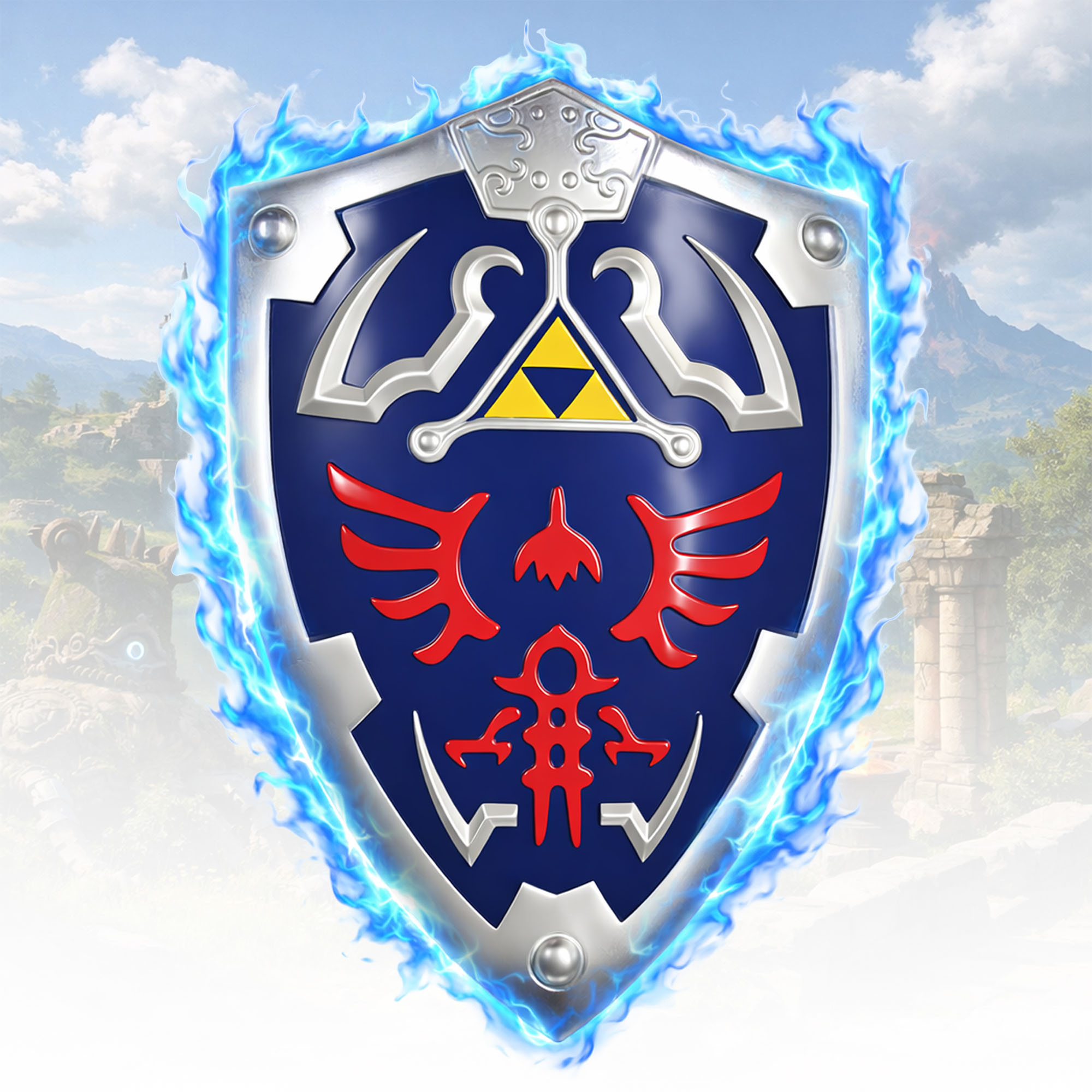 Zelda Hylian Schild – dekorative Fantasy-Replik