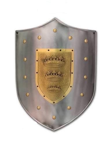 King Arthur Shield Three Crowns