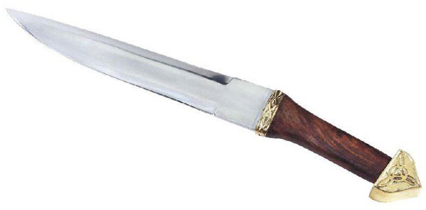 Sax Knife with Leather Sheath