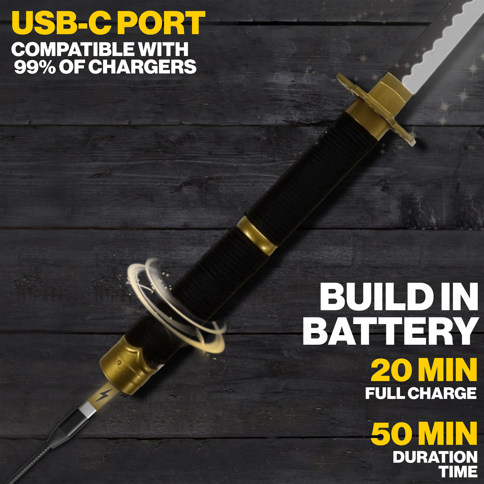 One Piece - Roronoa Zoro Yubashiri Katana - LED Version