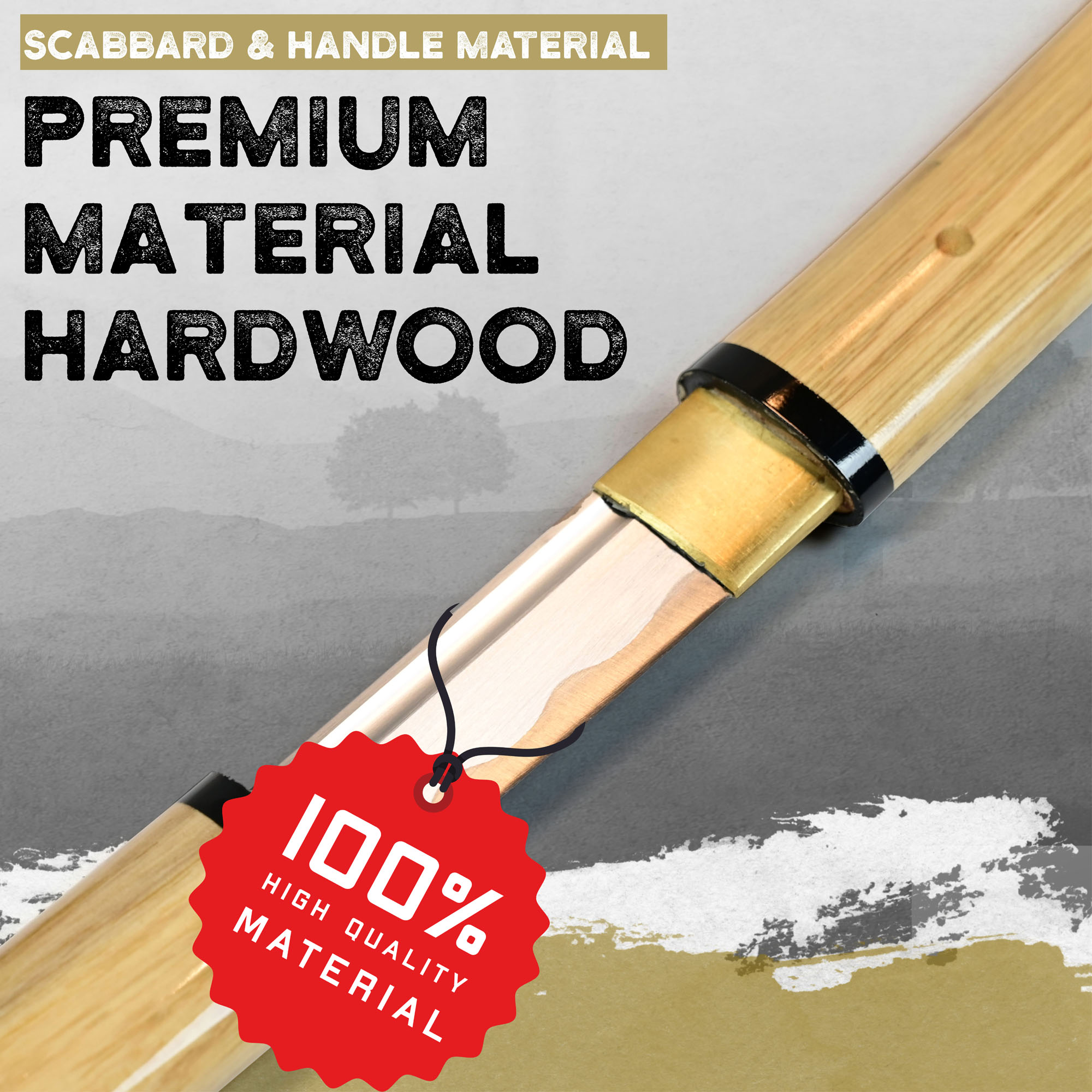 Shirasaya Katana, handgeschmiedet