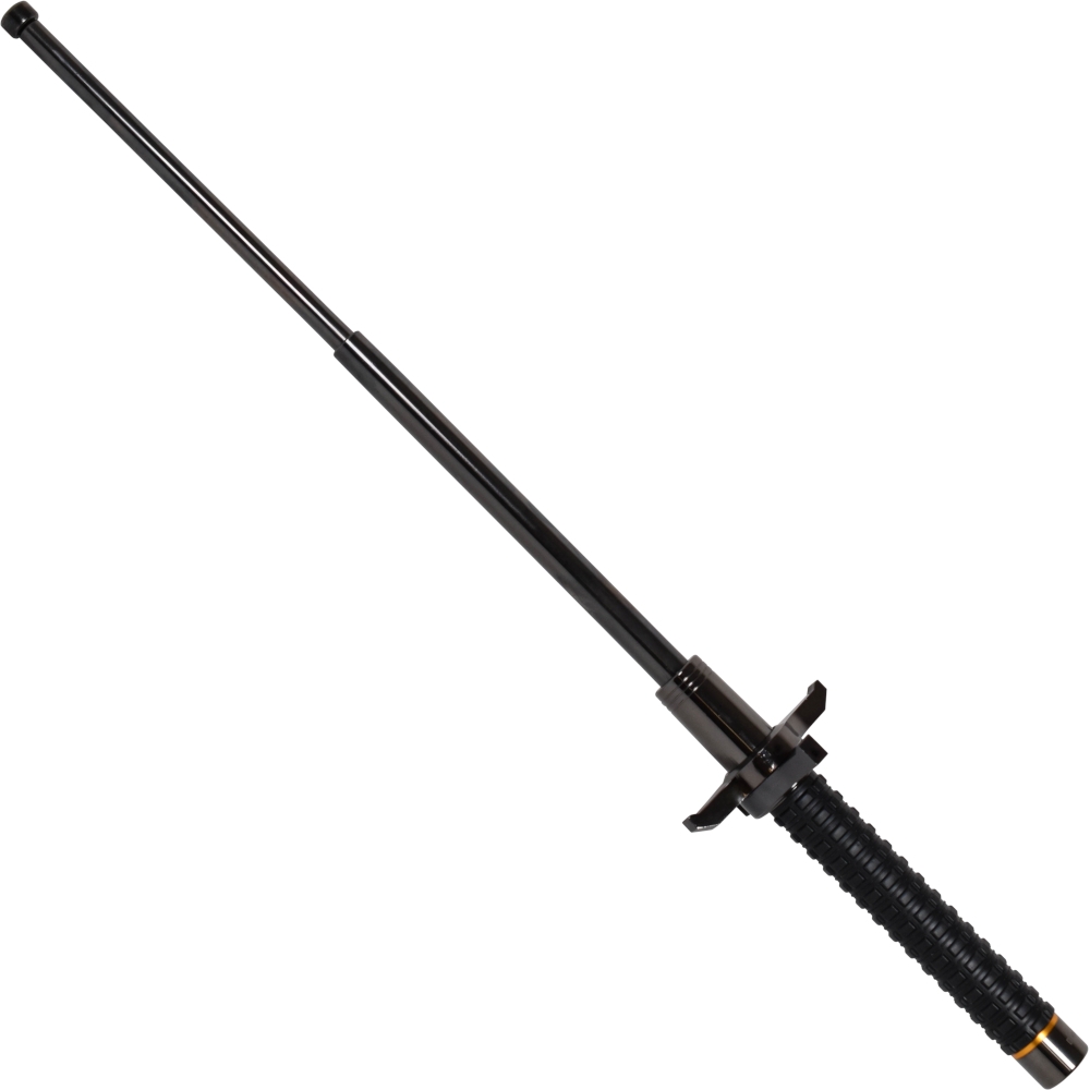 Telescopic baton hard rubber