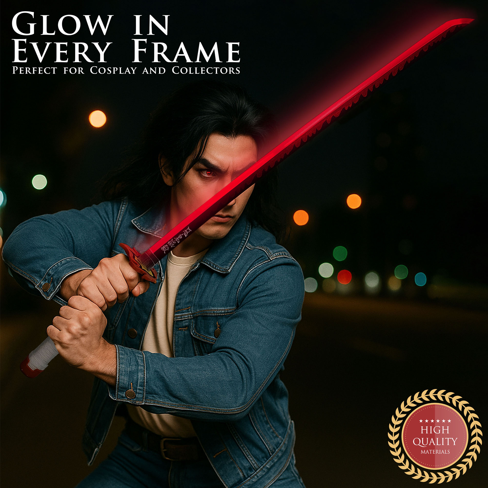 Demon Slayer: Kimetsu no Yaiba - Rengoku Kyoujurou Schwert - LED Version