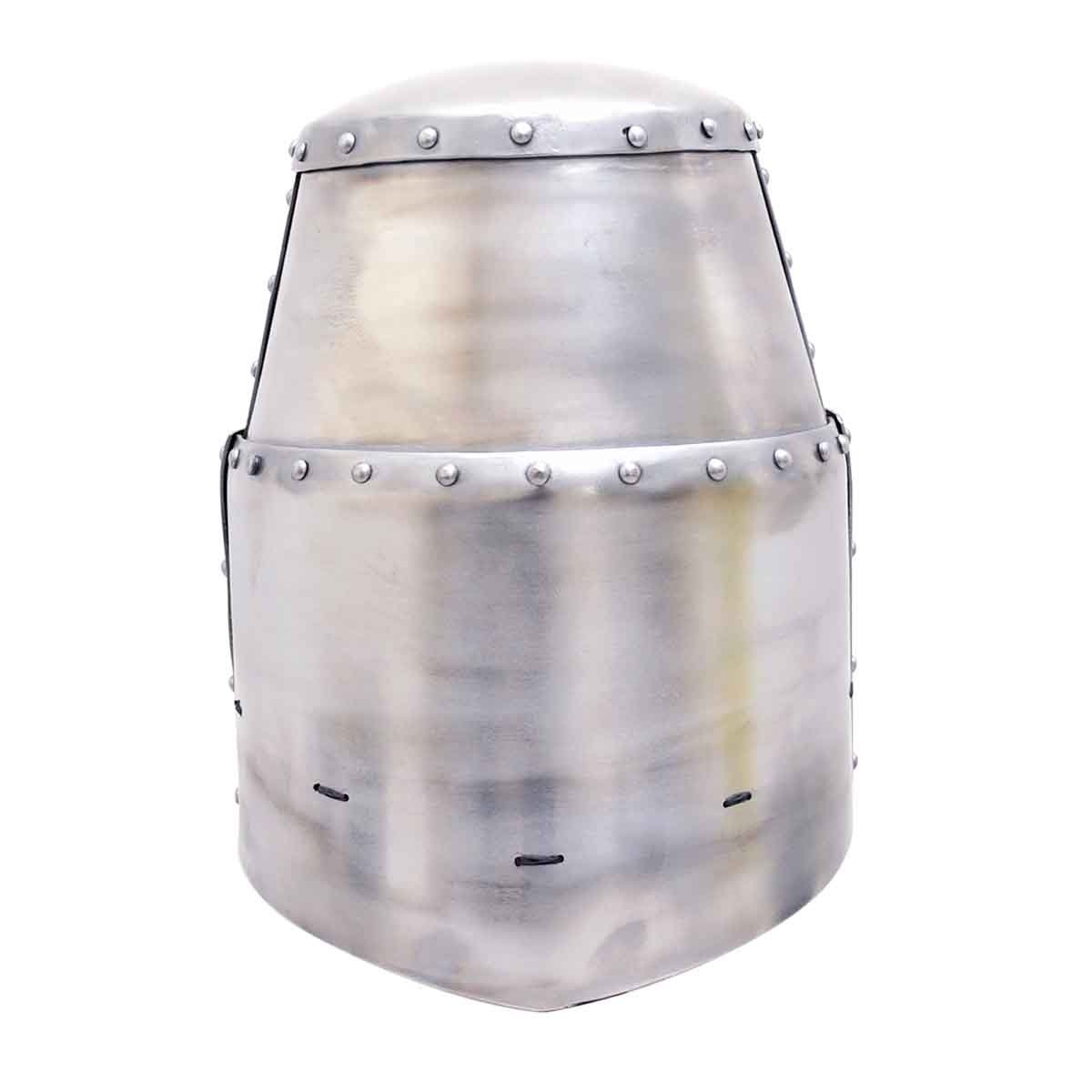 Großer Topfhelm - um 1300, Größe L