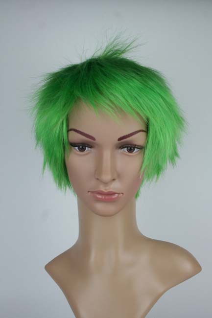 Standart Wig – green – short